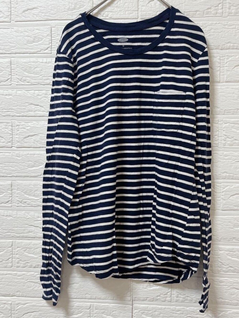 Crew Neck Long Sleeve Striped T-Shirt